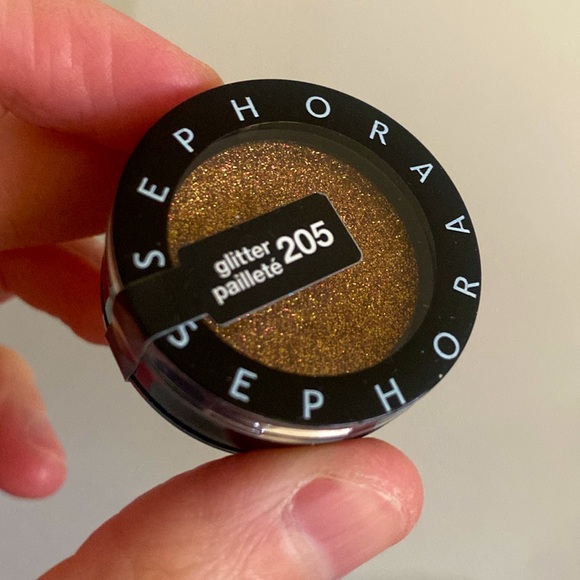 NWT Sephora “Fool’s Gold” Bronze Glitter Eyeshadow #205 - Picture 2 of 3